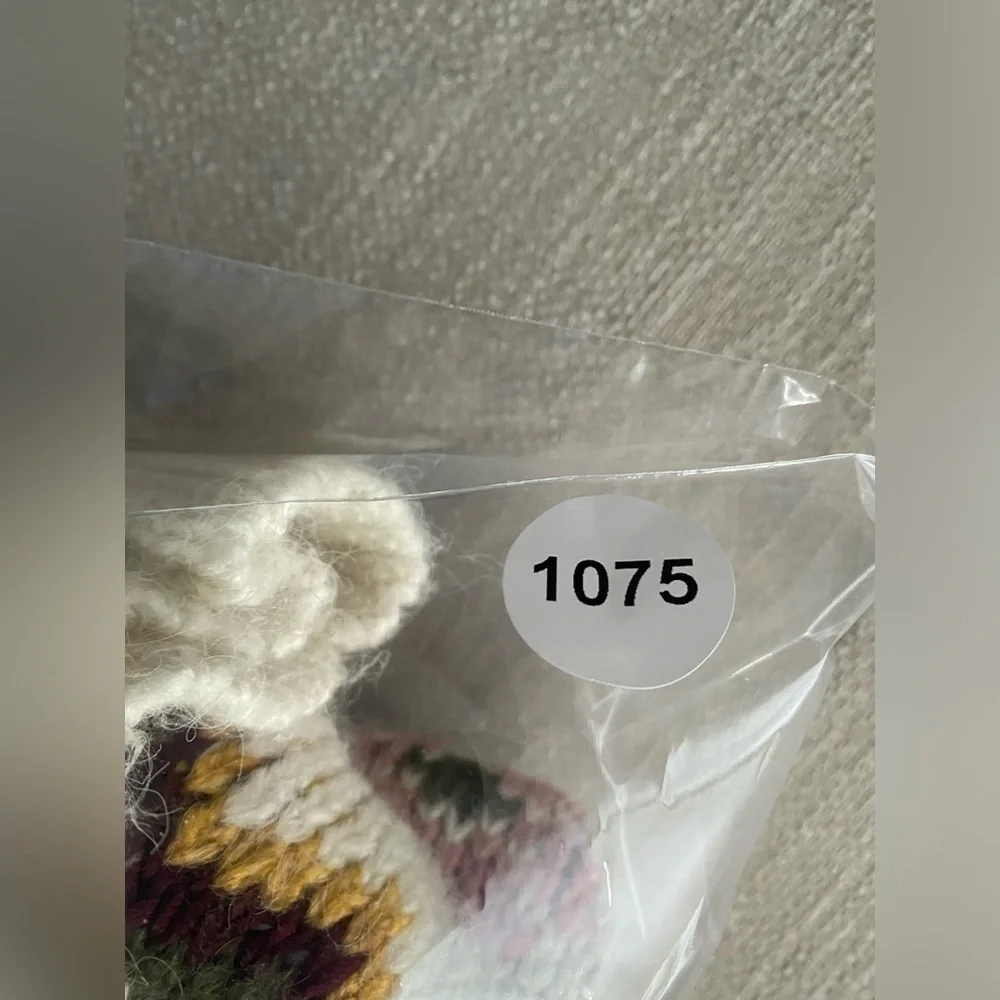 Mango Sweater Women’s Small Wool Knit Floral